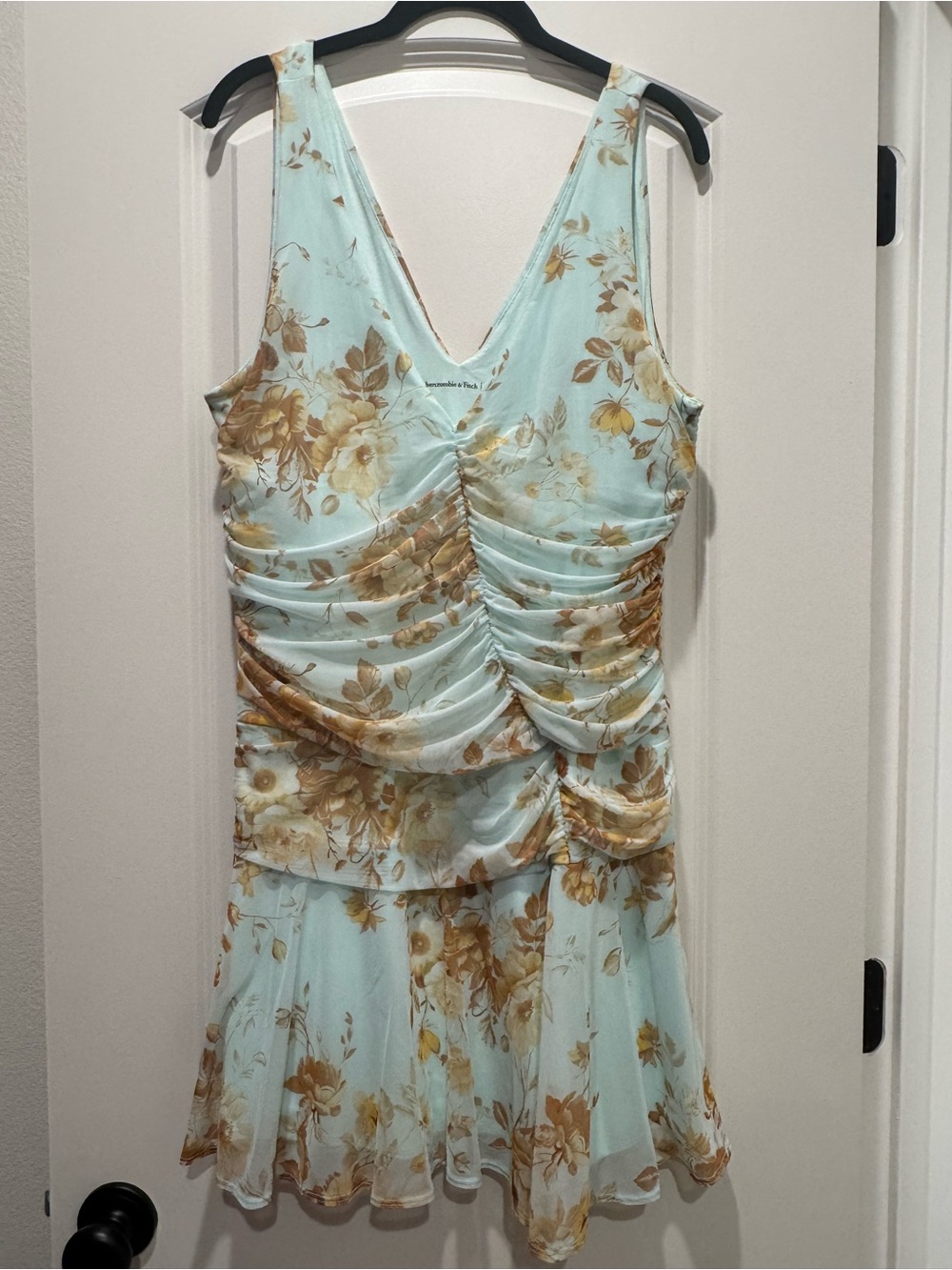 Abercrombie & Fitch Mint Green Floral Dress